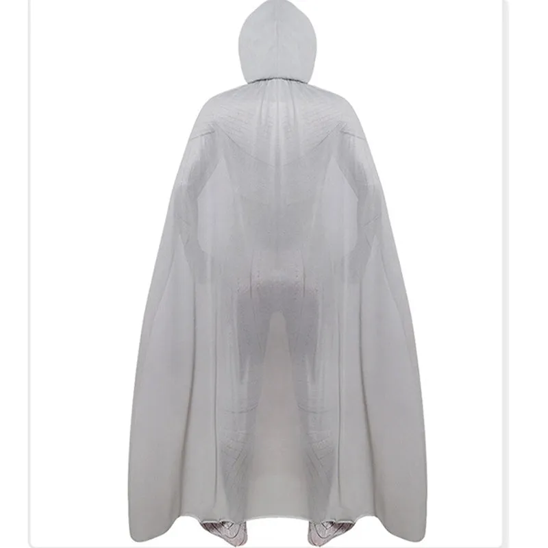 2022 Moon Knight Kids Cosplay Costume Boys Marc Spector Jumpsuit Cloak Holloween Party Suit