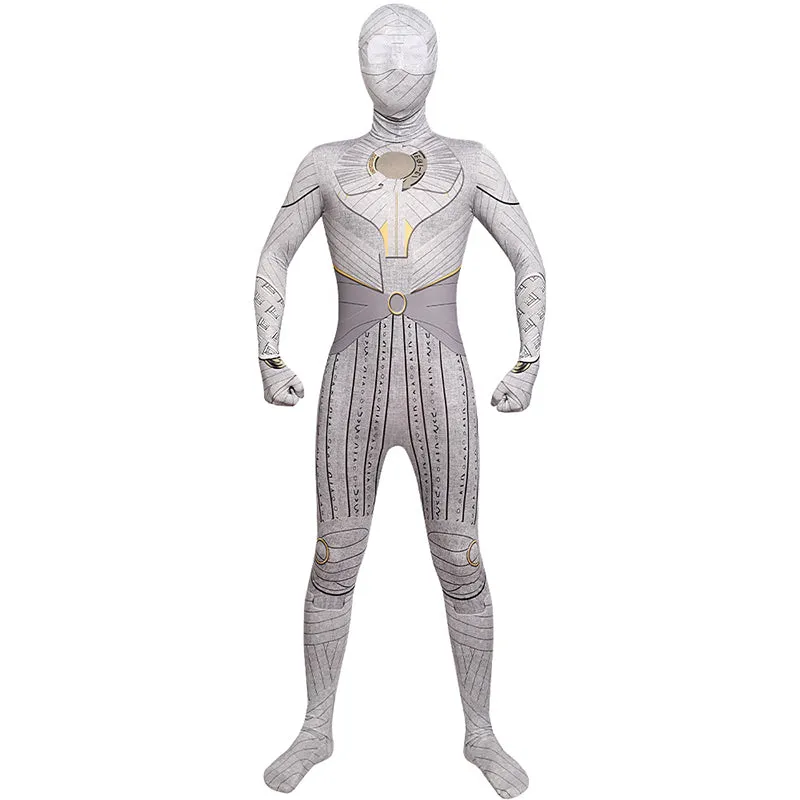 2022 Moon Knight Kids Cosplay Costume Boys Marc Spector Jumpsuit Cloak Holloween Party Suit