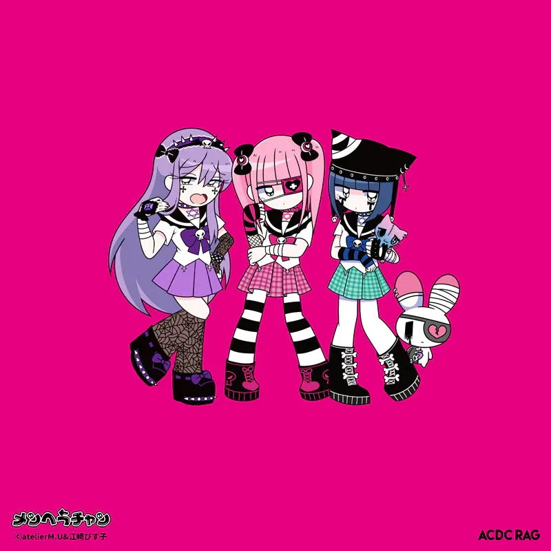 ACDC RAG x Menherachan pink skirt