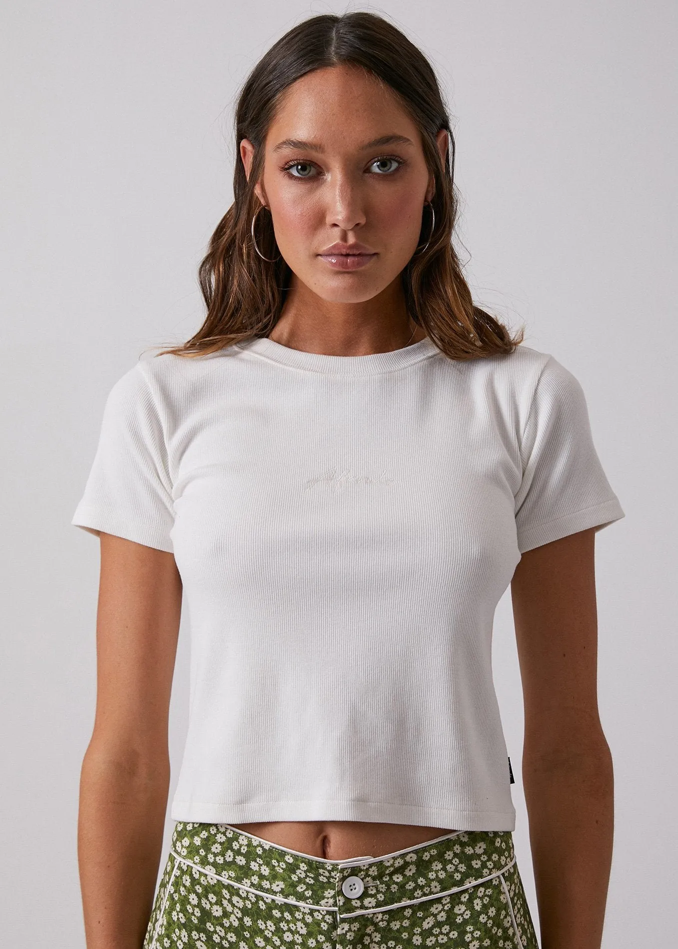 Afends Womens Ruby - Rib Tee