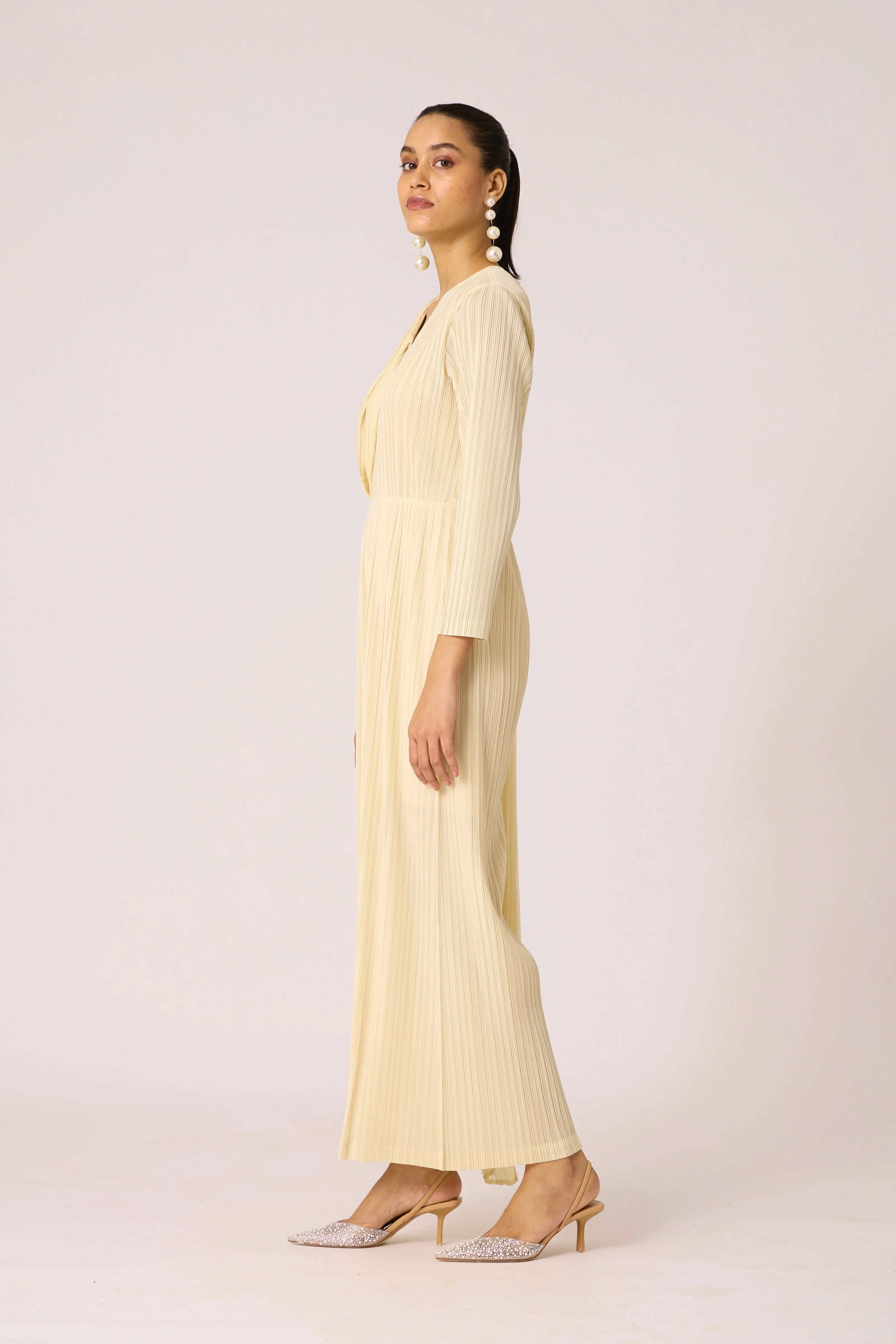 Analise Drape Jumpsuit - Ivory