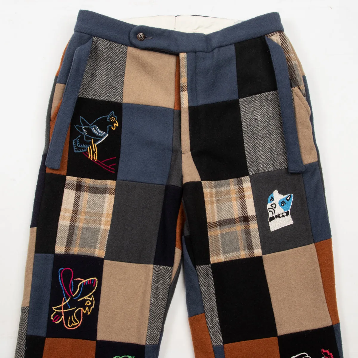 Animal Quilt Trousers