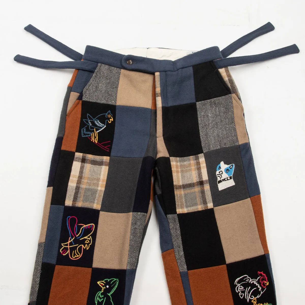 Animal Quilt Trousers