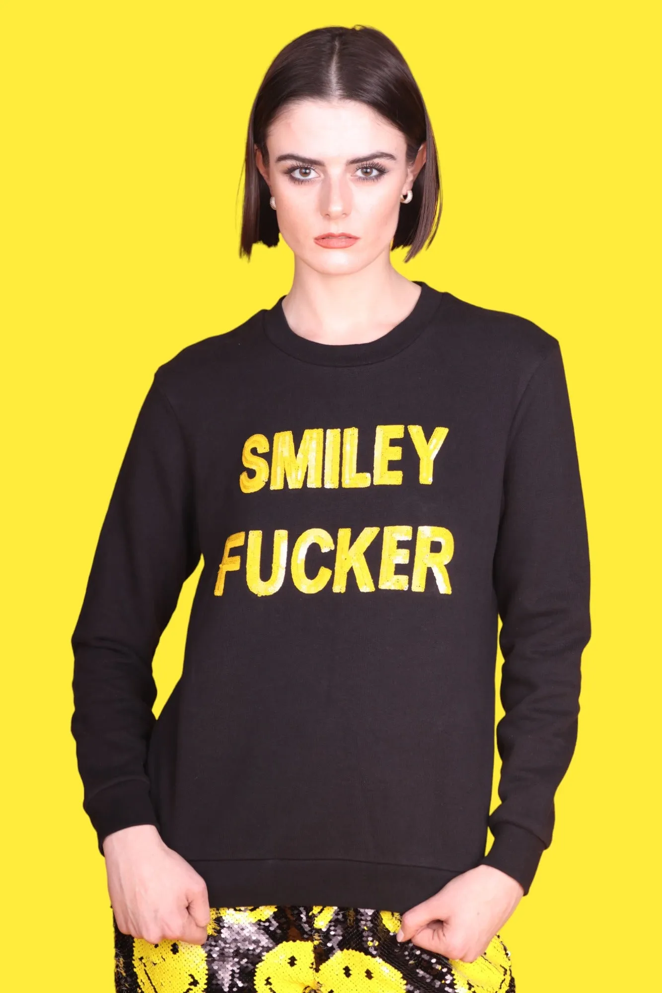 Any Old Iron x Smiley Smiley Fucker Sweatshirt