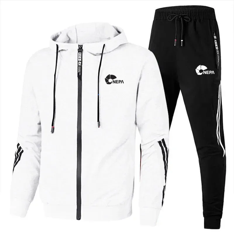 Autumn Clothes Sportswear Two Piece Set Men Jacket  Sweatsuit Sport cho