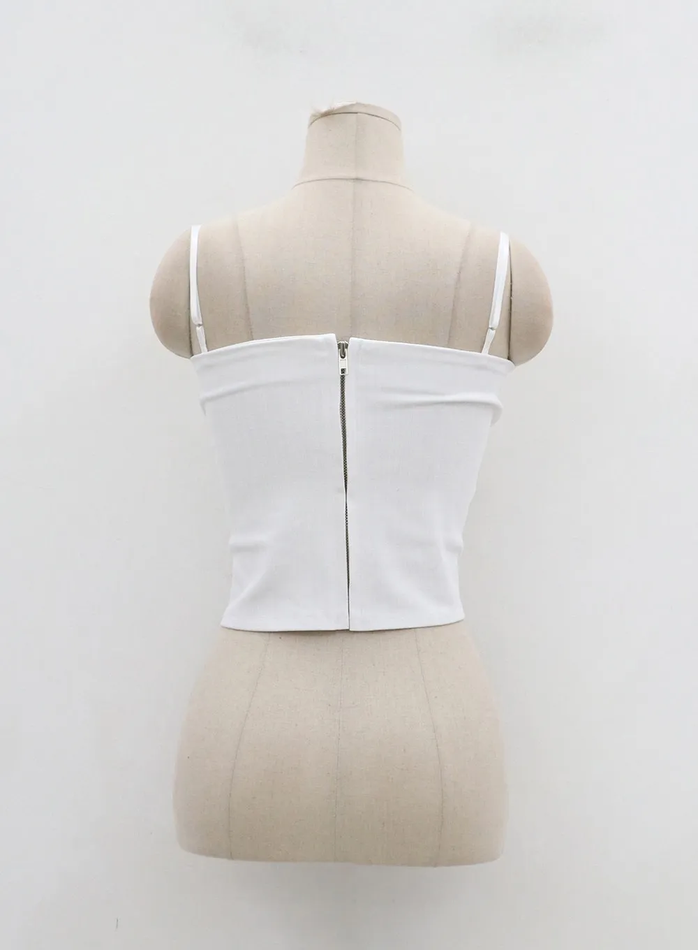 Back Zipper Corset Top BD09