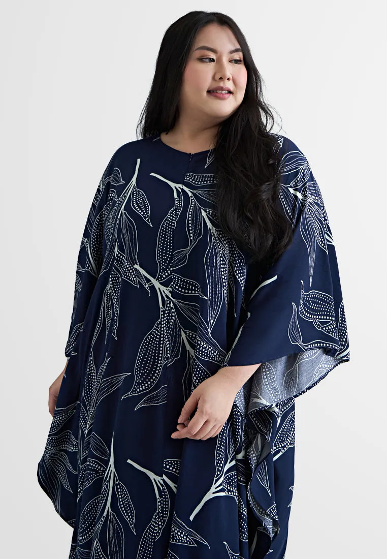 Bathia Cotton Rayon Lounge Caftan Dress