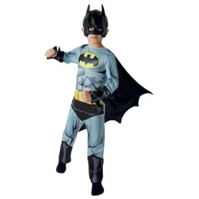 Batman Costume Classic Boys Comic Book Grey Batsuit