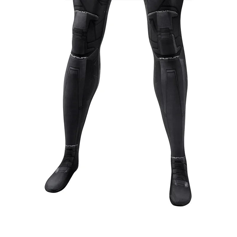 Batman Gotham Knights Dick Grayson Cosplay Costume Jumpsuit Cape Halloween Party Suit