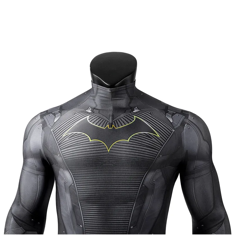 Batman Gotham Knights Dick Grayson Cosplay Costume Jumpsuit Cape Halloween Party Suit