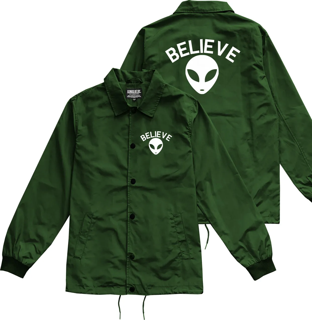 Believe Alien Mens Coaches Jacket