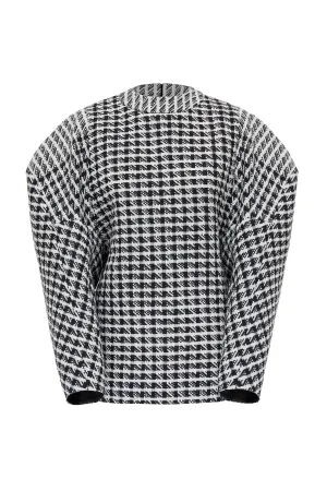 Black and White Hand Crafted Wool "Saracen" Top