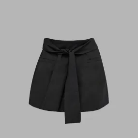 Blvck Signature Tie-Front Skirt