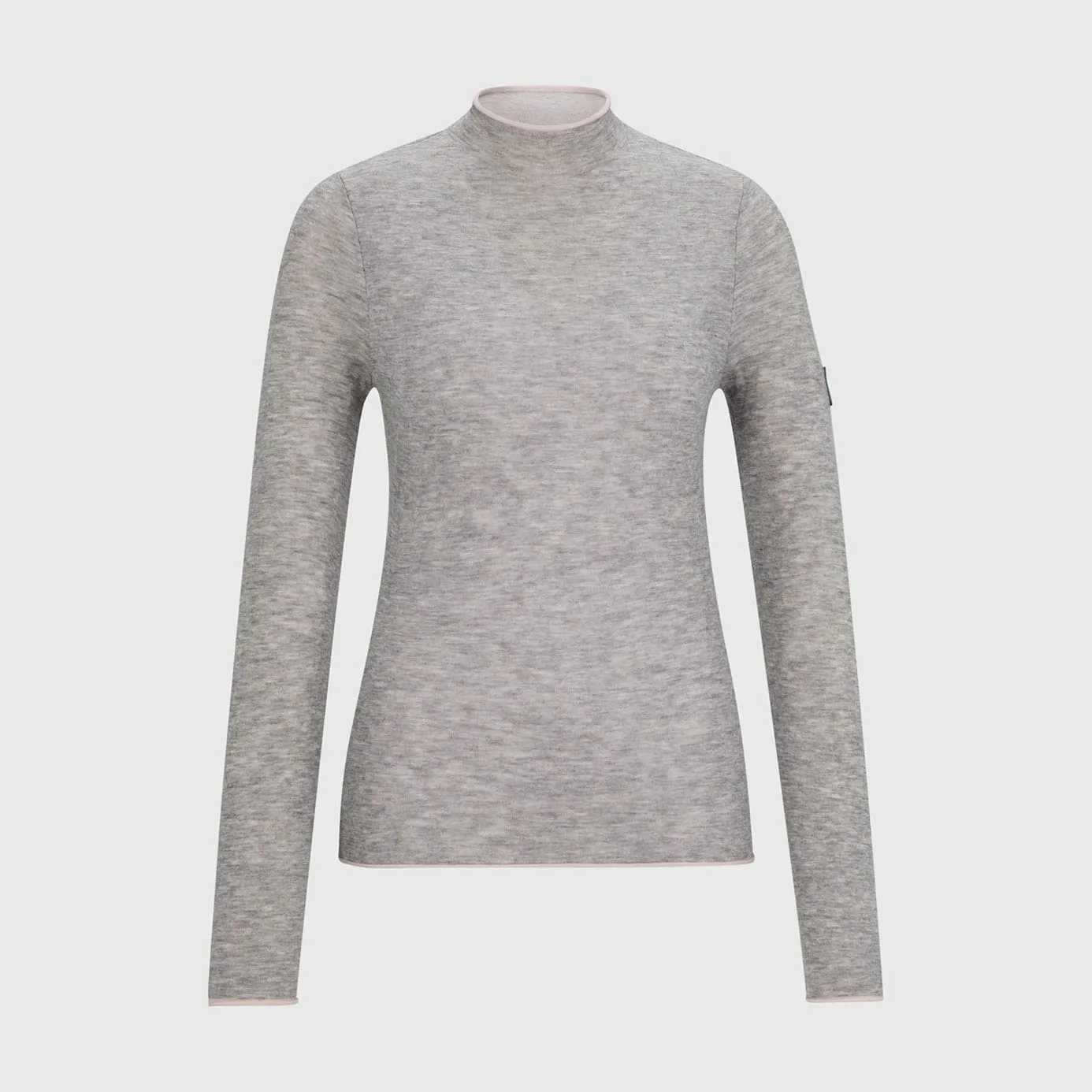 BOSS Equestrian May Turtleneck Sweater - Grey