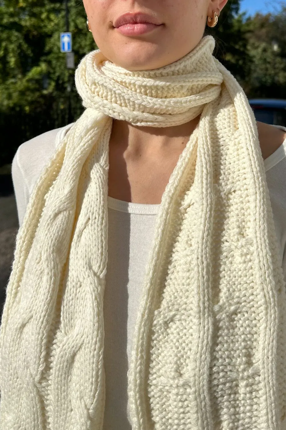 Cable Knit Scarf