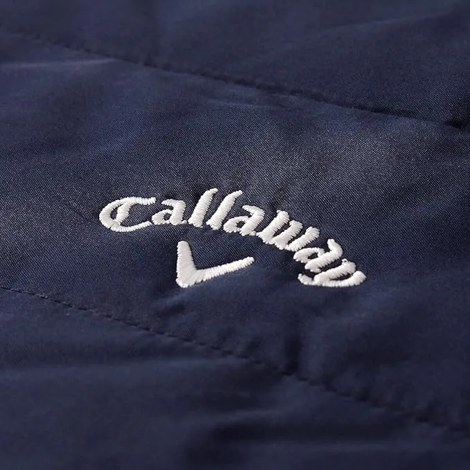 Callaway Golf Mens 2024 Wind Resistant Puffer Full Zip Padded Jacket