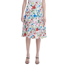 CALVIN KLEIN Floral Knee Length Skirt