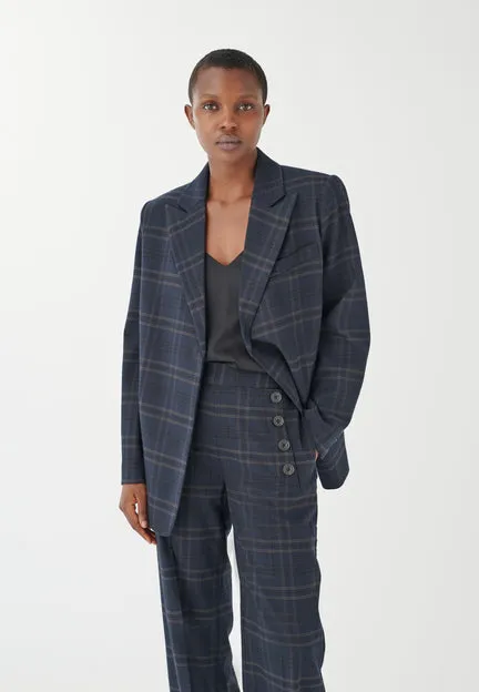 Camisso Navy Check Blazer