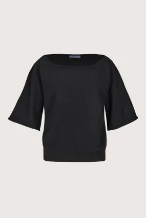 Chantelle Boat Neck Cashmere Black