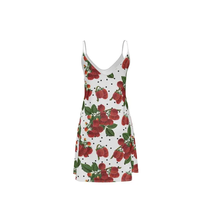 Colossal Raspberry Slip Dress