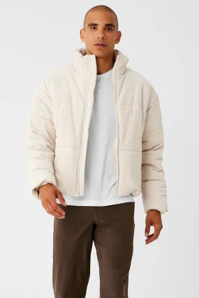 Corduroy Stage Puffer - Bone