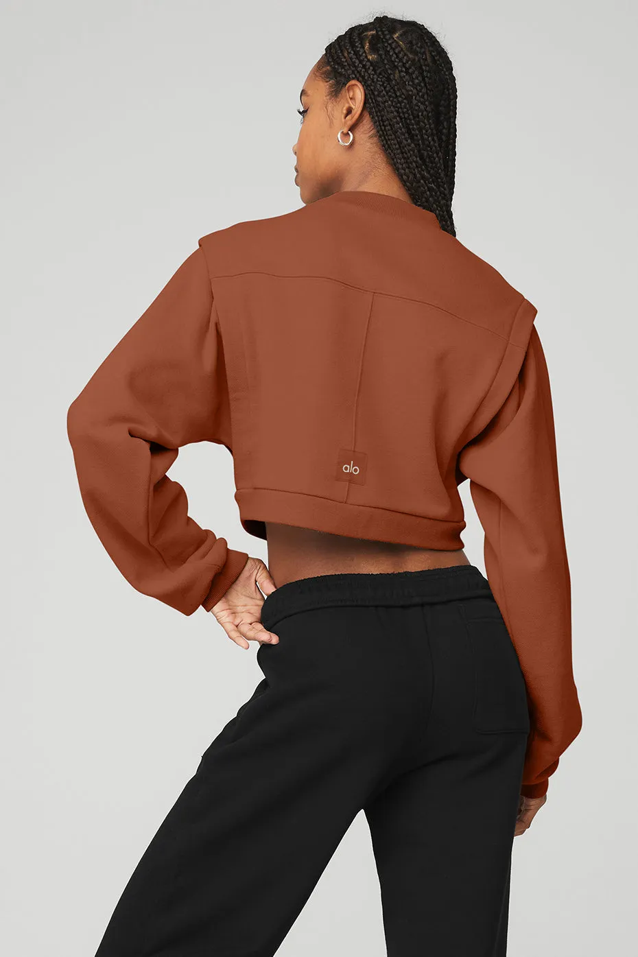 Cropped Fresh Coverup - Rust