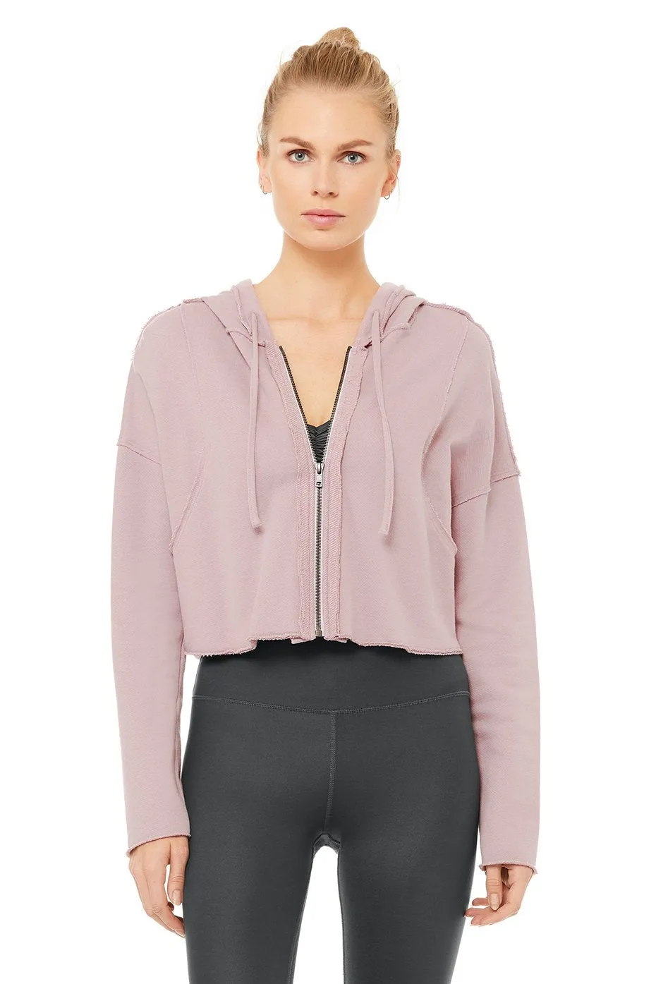 Cruiser Crop Jacket - Dusted Plum