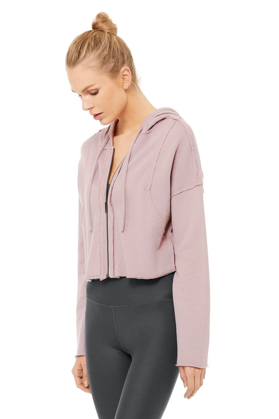 Cruiser Crop Jacket - Dusted Plum