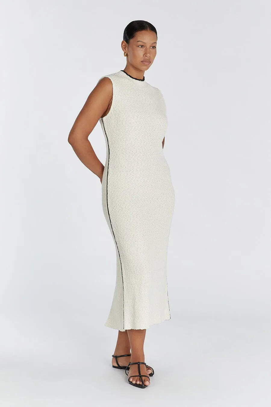 DAKOTA CREAM BOUCLE DRESS