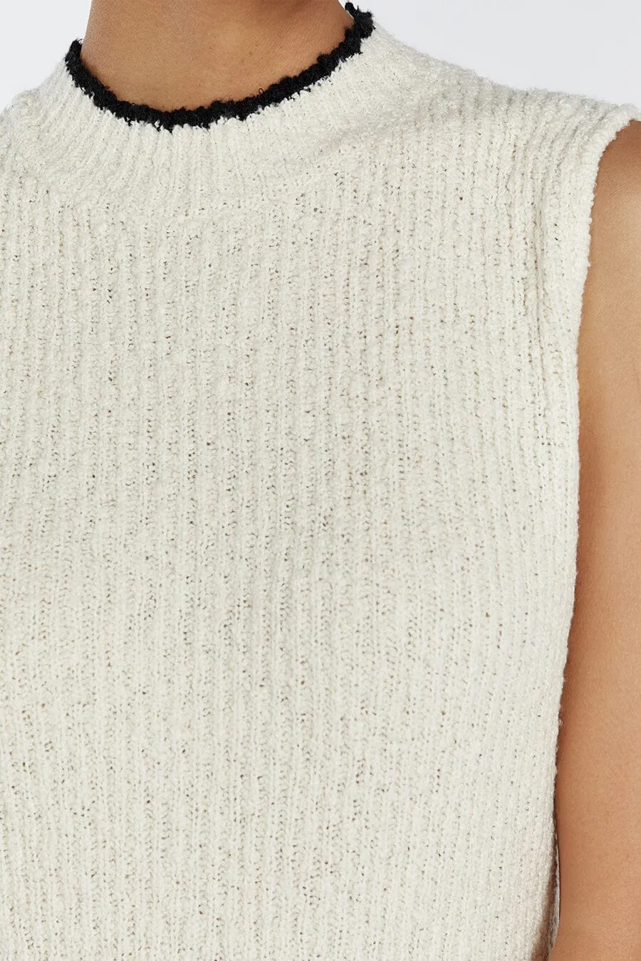 DAKOTA CREAM BOUCLE DRESS