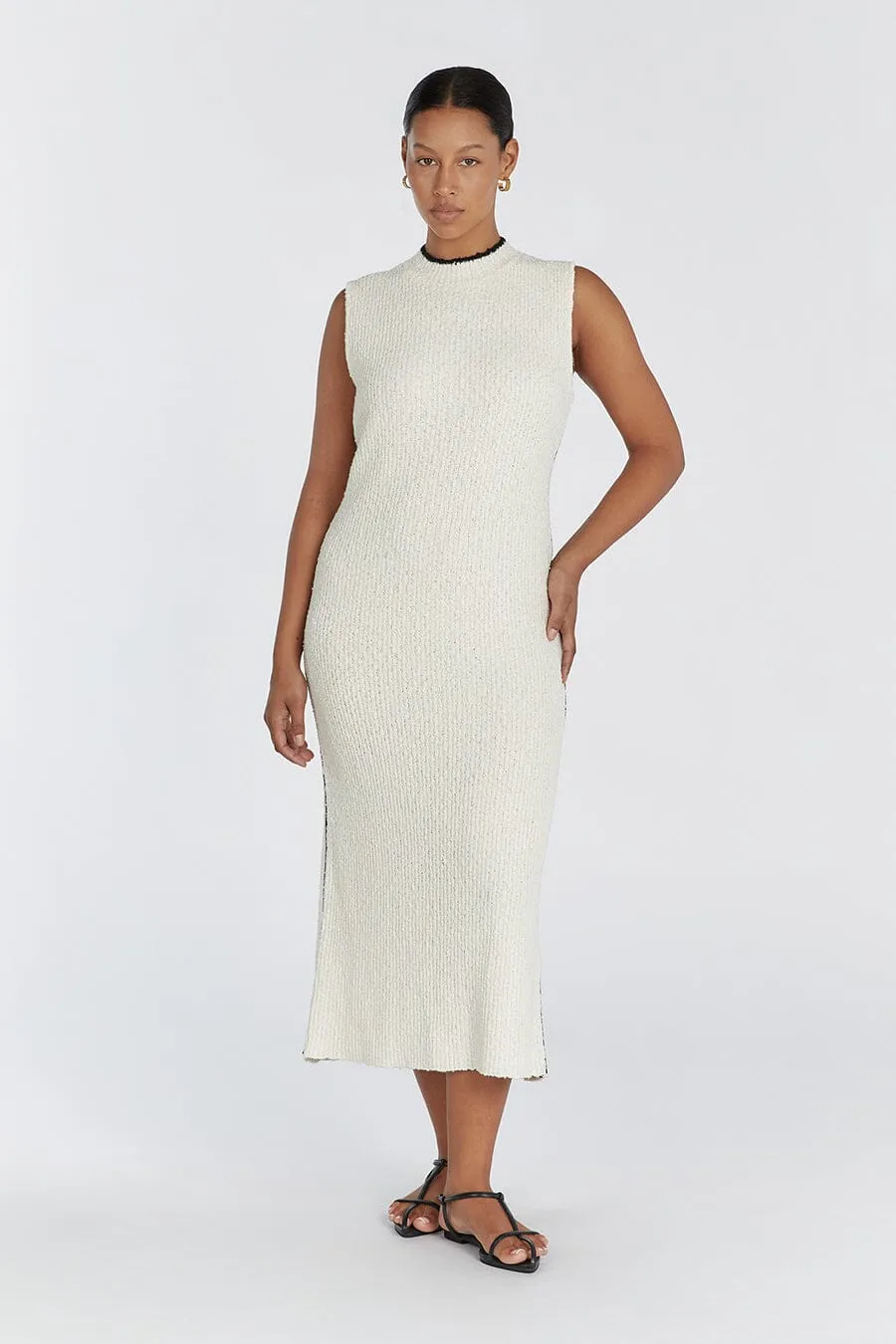 DAKOTA CREAM BOUCLE DRESS