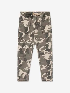 DL1961 Kids Jackson Camouflage Joggers in Green