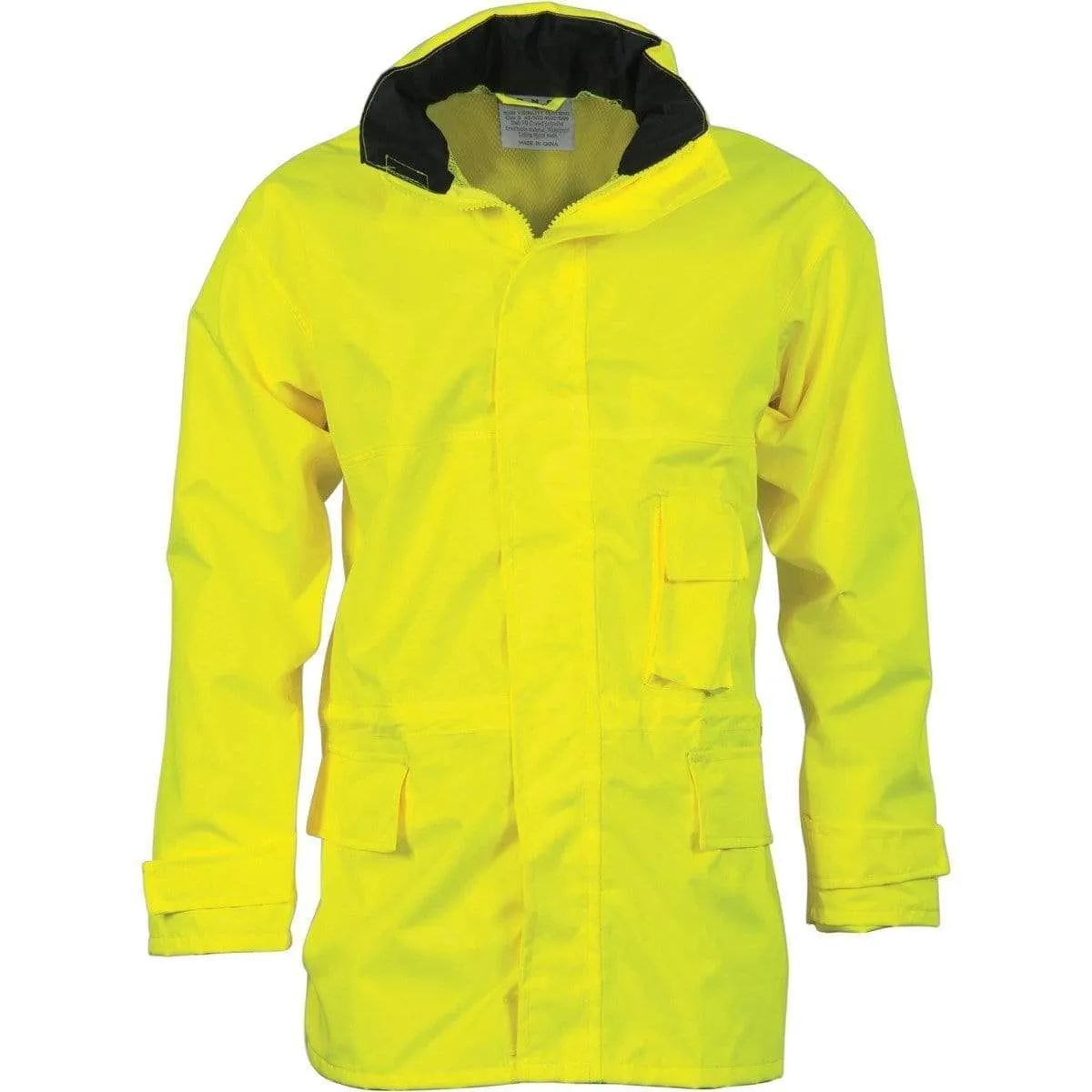 Dnc Workwear Hi-vis Breathable Rain Jacket - 3873