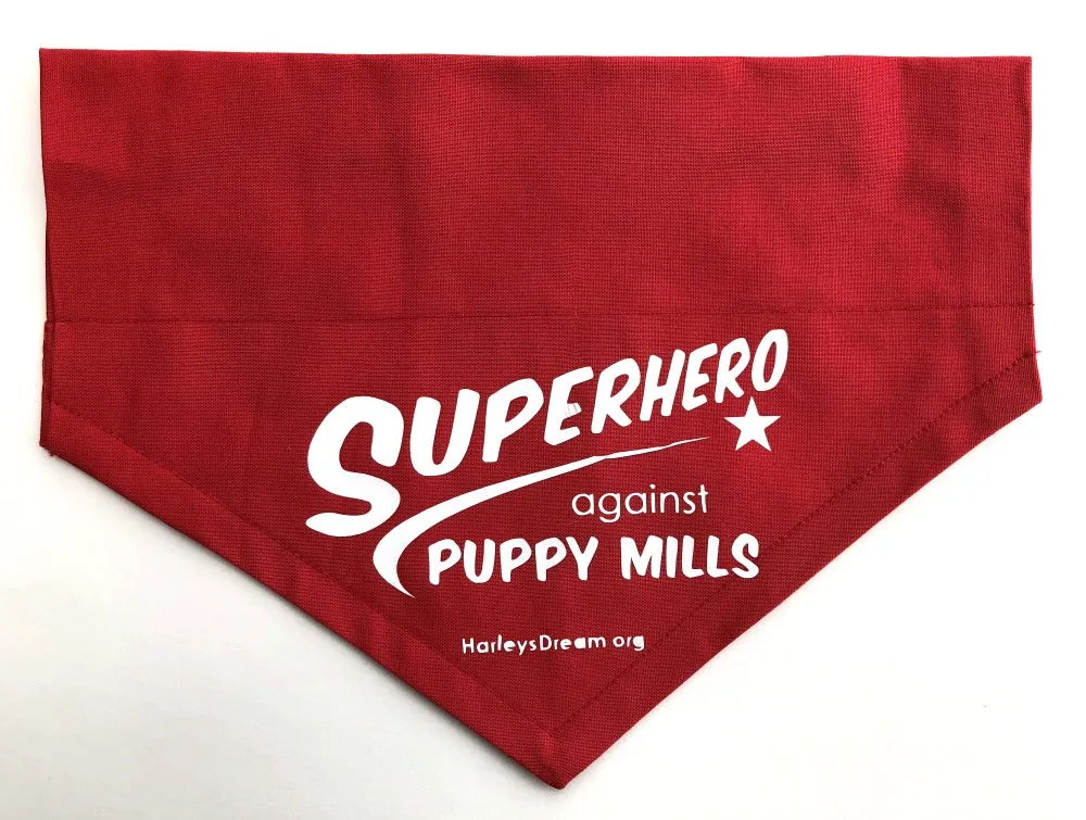 Doggie Collar Scarf (Cape-Style) - Superhero Against Puppy Mills