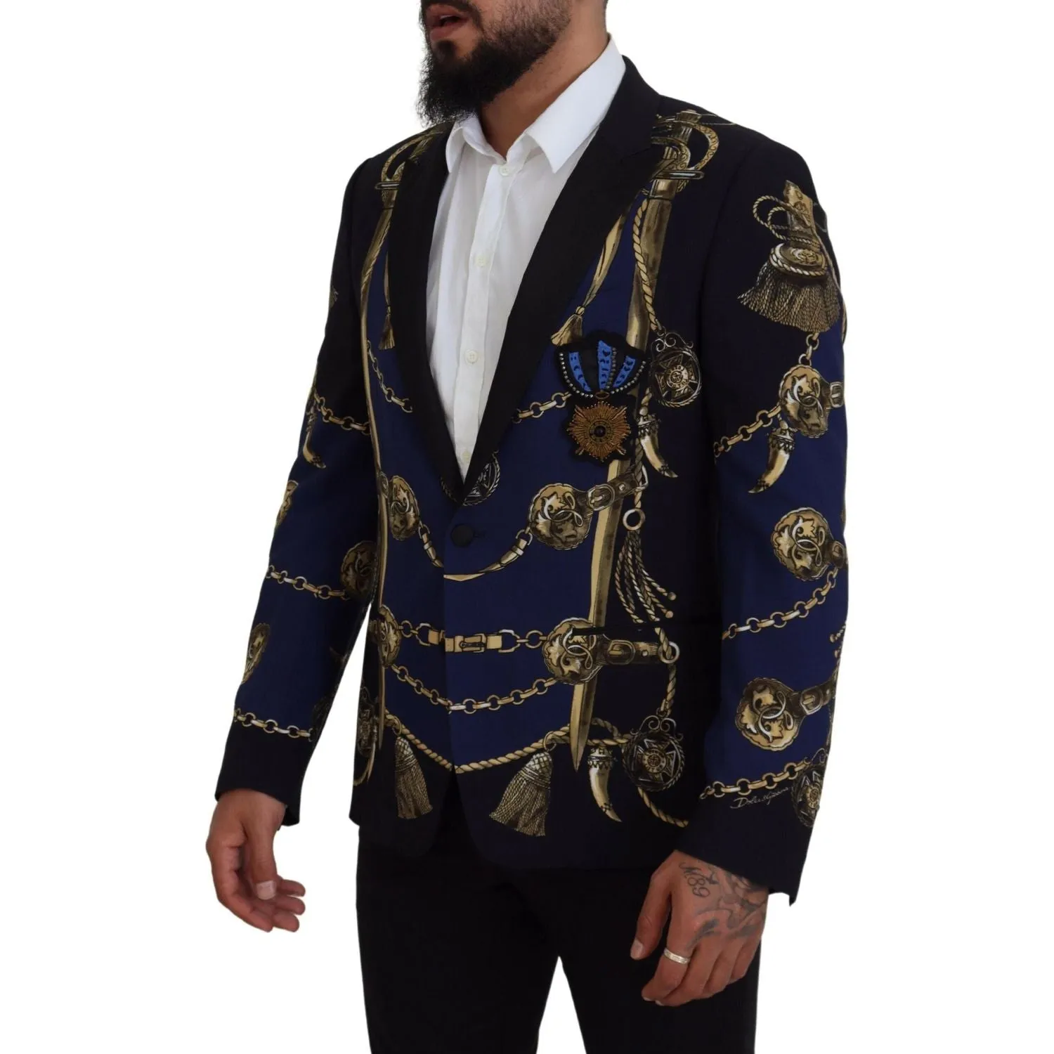 Dolce & Gabbana Elegant Multicolor Martini Blazer