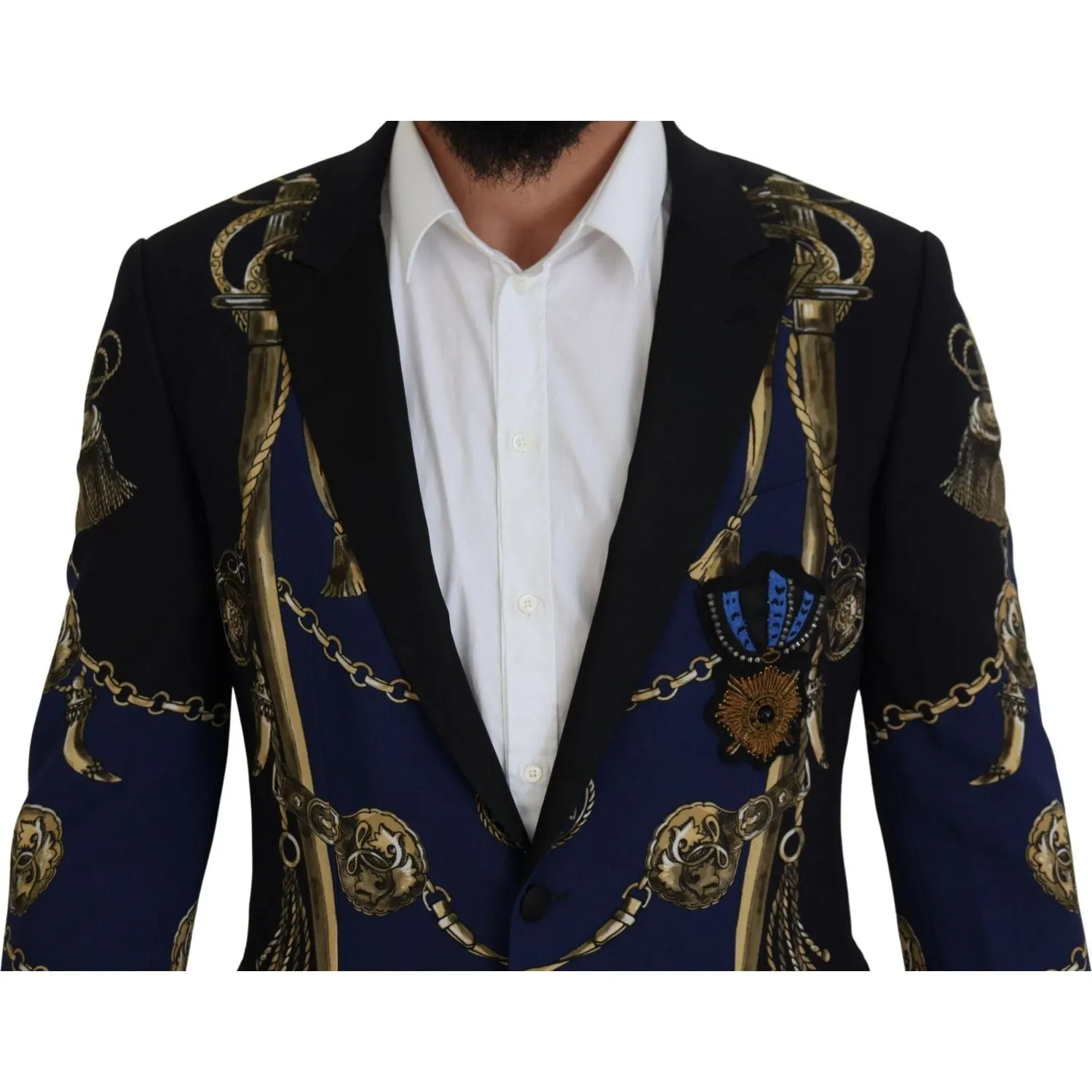 Dolce & Gabbana Elegant Multicolor Martini Blazer