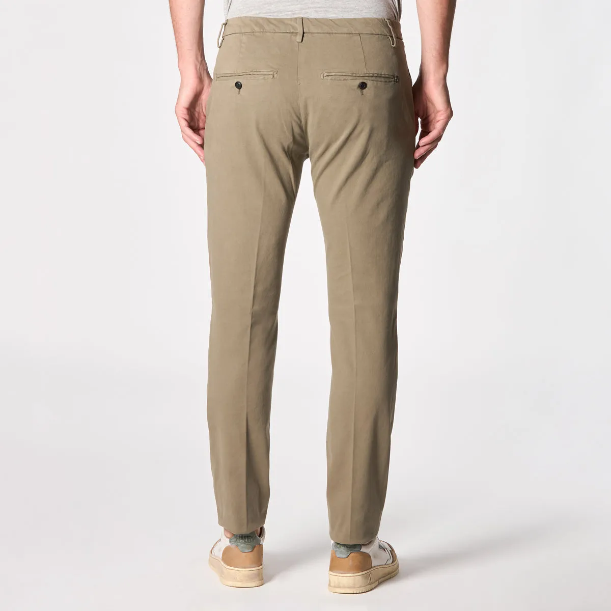 DONDUP TROUSERS UP166 RSE032 PTD 027 SAGE COLOR