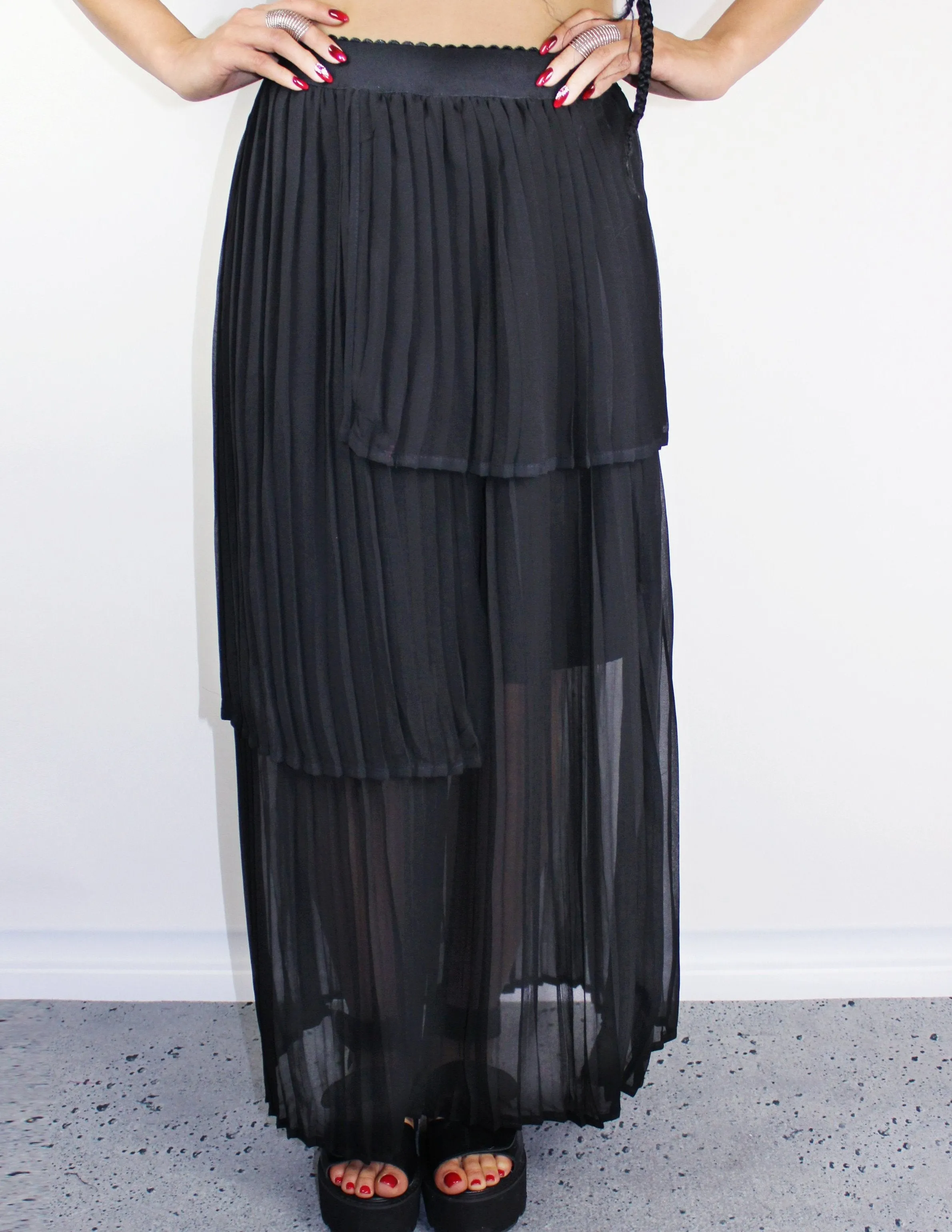 DUNE SKIRT- BLACK