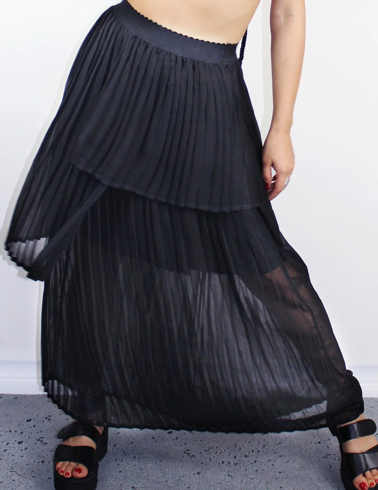 DUNE SKIRT- BLACK