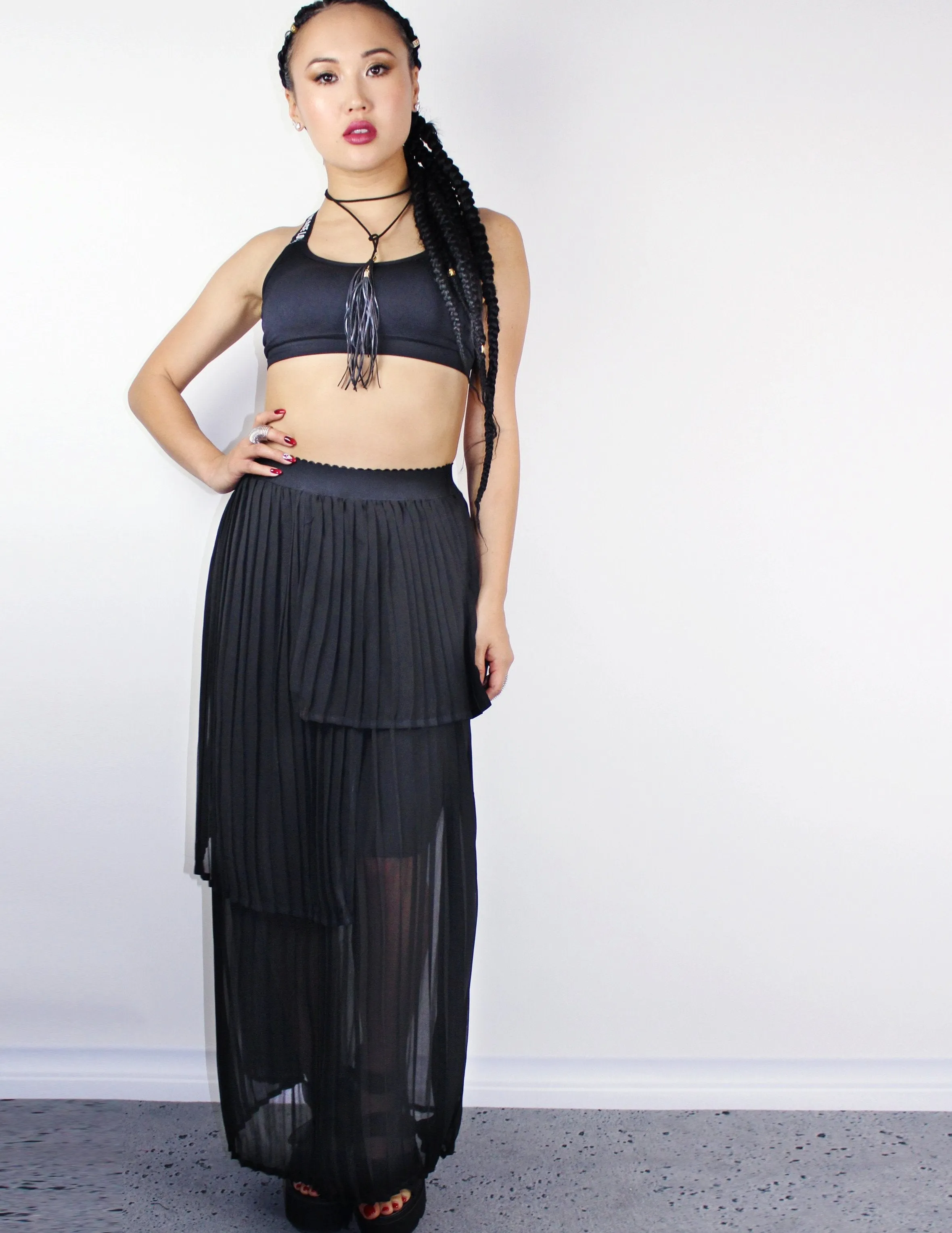 DUNE SKIRT- BLACK