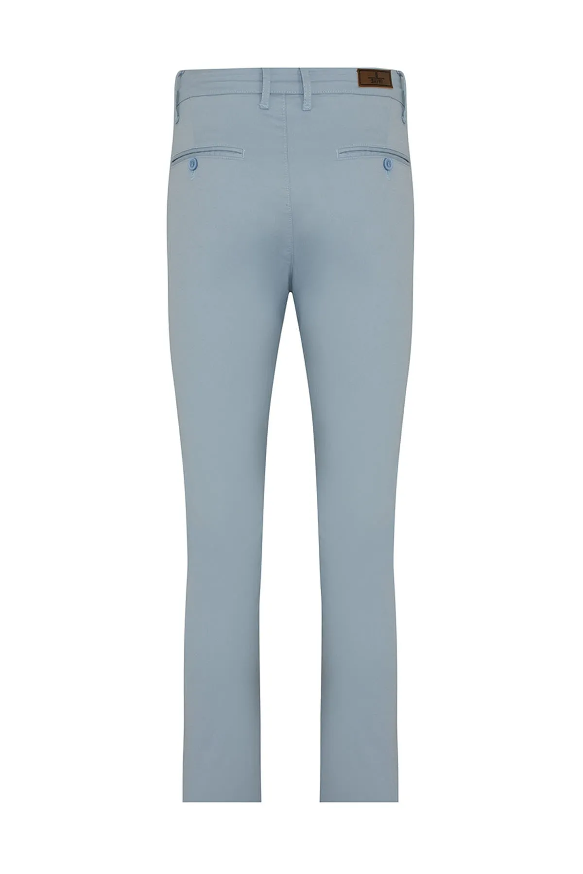 Dynamic Fit Low Waist Cotton Blue Fog Casual Pants