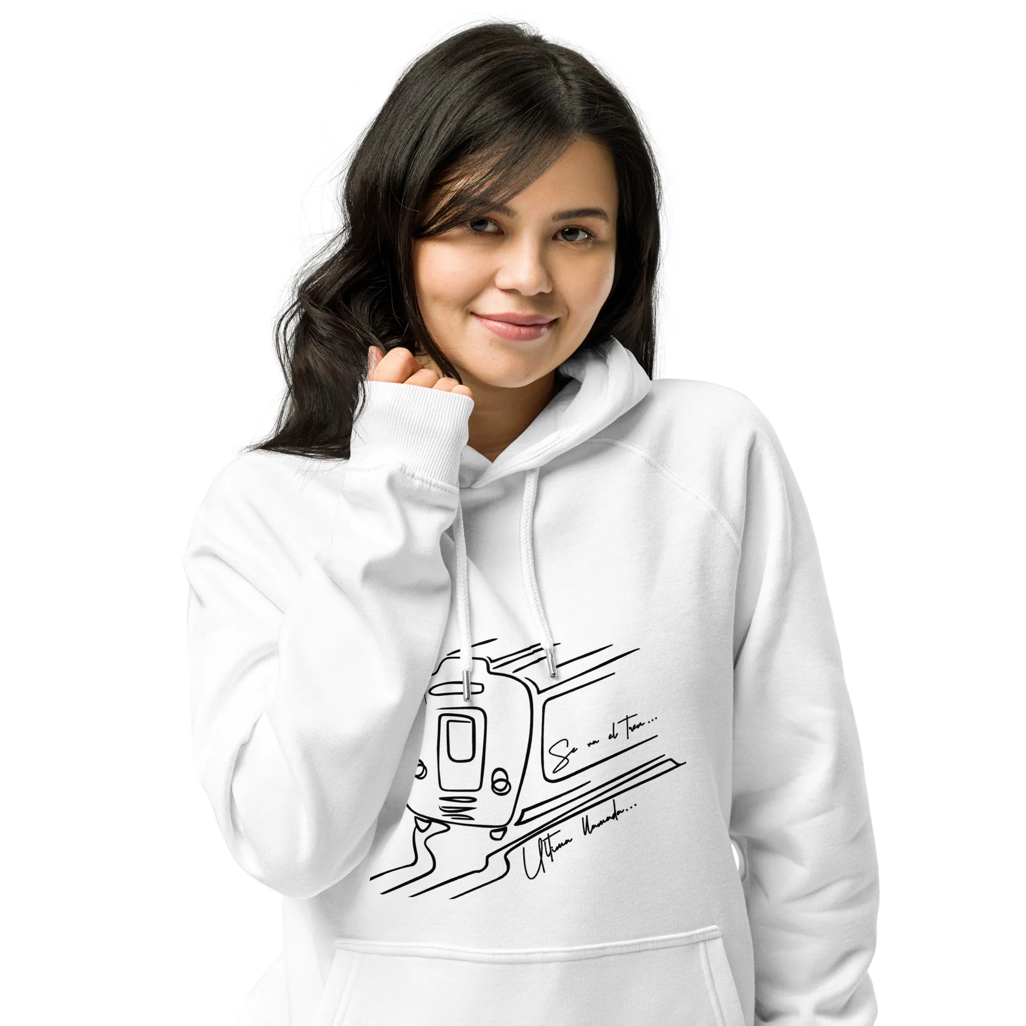 Eco raglan Unisex hoodie, Tren