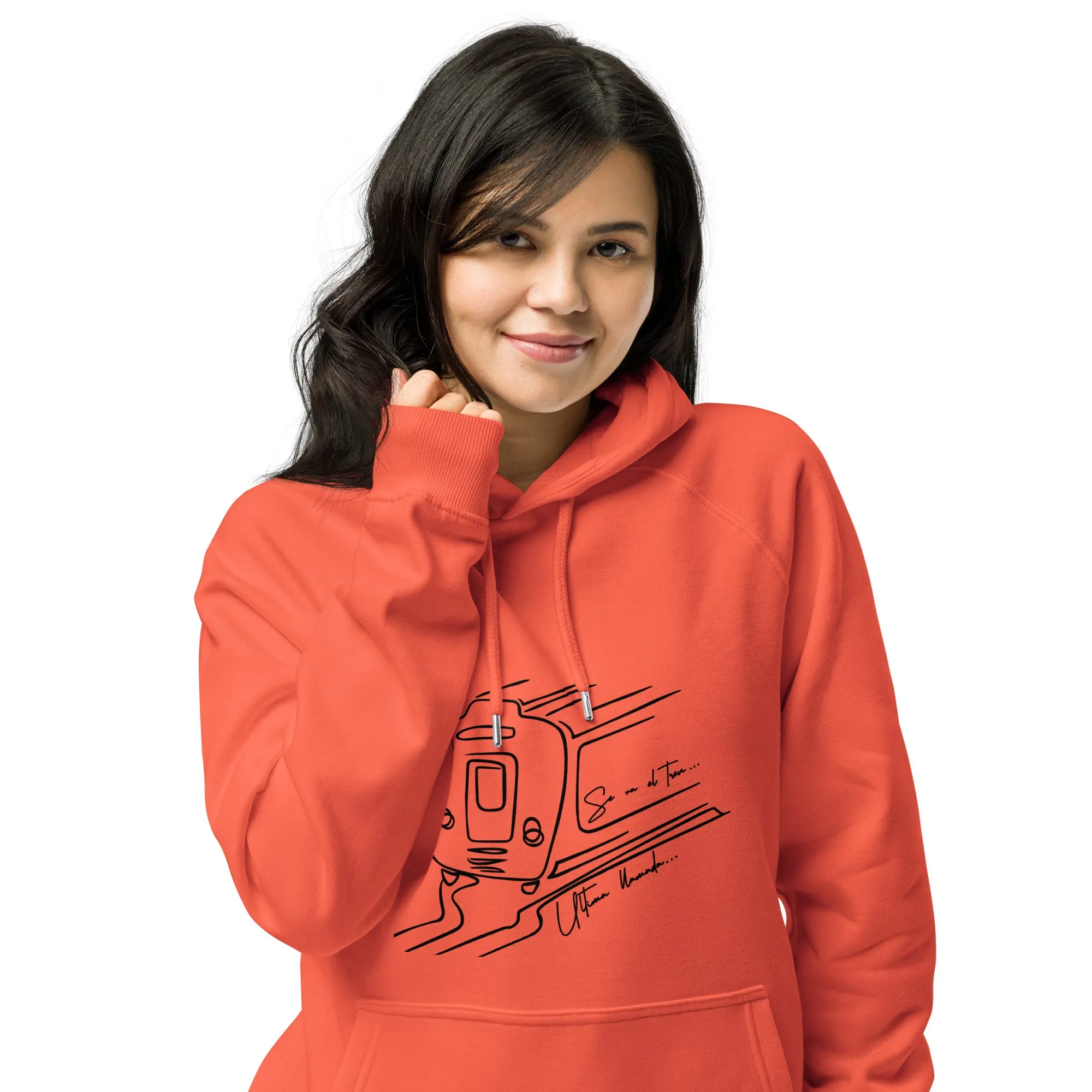 Eco raglan Unisex hoodie, Tren