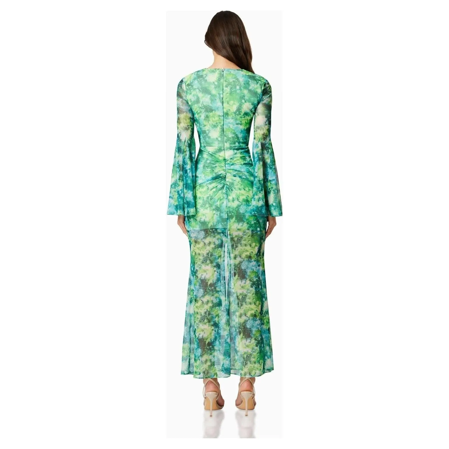 Elliatt Jonquil Long Sleeve Maxi Dress In Multi