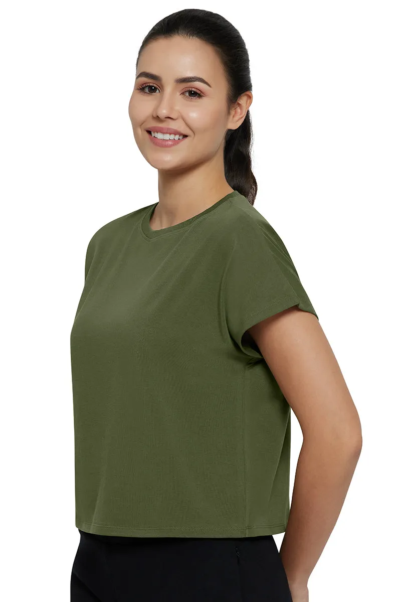 Essential Crop Top - Cypress