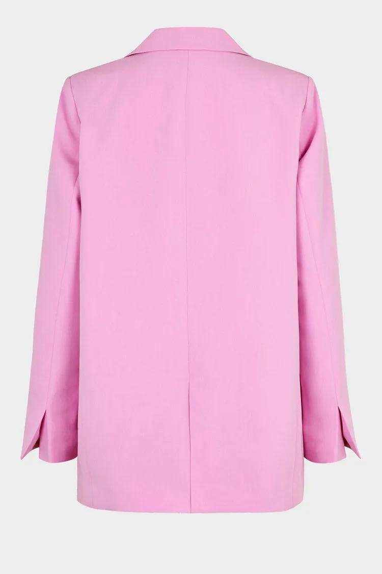 Evie Classic Blazer in Begonia Pink