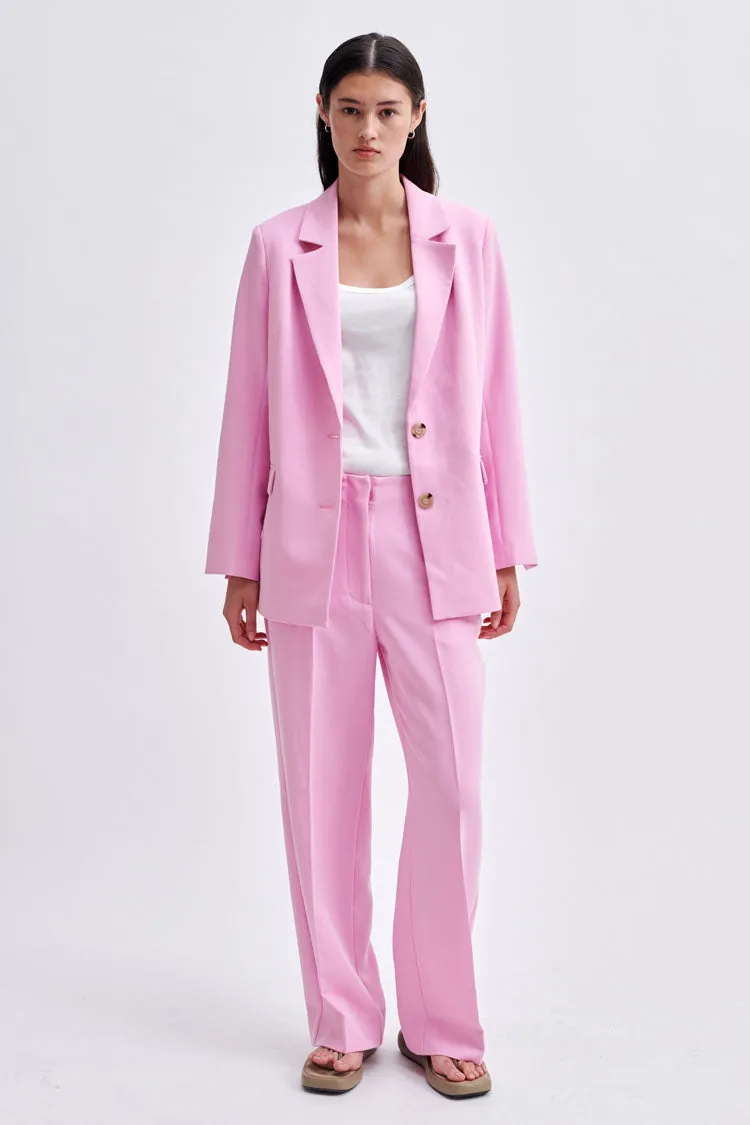 Evie Classic Blazer in Begonia Pink