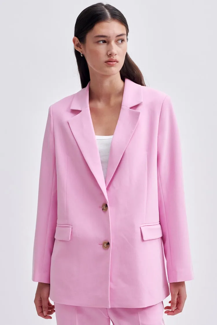 Evie Classic Blazer in Begonia Pink