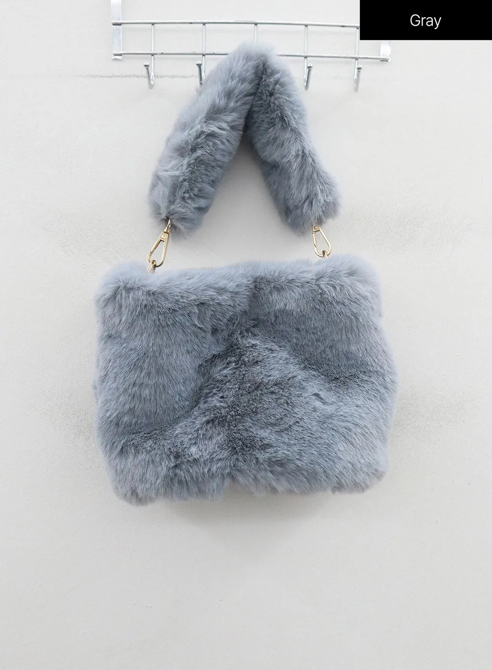 Faux Fur Square Cross Body Bag OD16