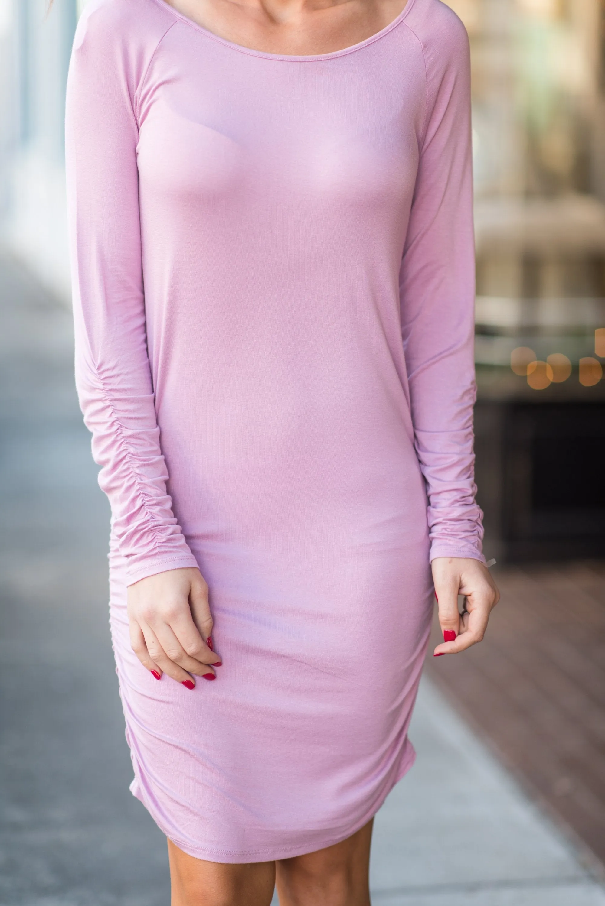 Fit To Be Fabulous Dress, Mauve